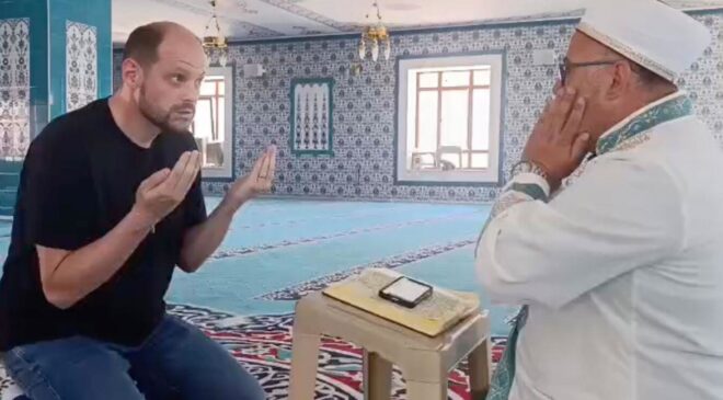 Türk kültüründen etkilenen Alman damat Müslüman oldu