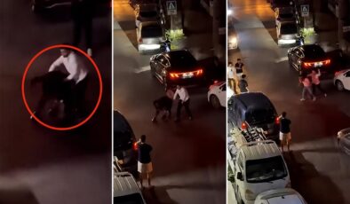 Ambulansa yol vermek isteyen tır şoförüne dehşeti yaşattılar