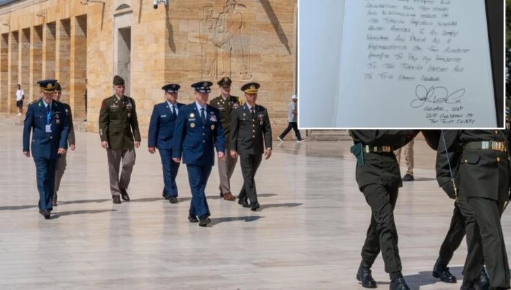 ABD Genelkurmay Başkanı’ndan Anıtkabir ziyareti! İşte Özel Defter’e yazdığı not