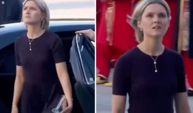 İzlanda Başbakanı Frostadottir, gözlerini Cumhurbaşkanlığı Külliyesi’nden alamadı