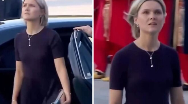 İzlanda Başbakanı Frostadottir, gözlerini Cumhurbaşkanlığı Külliyesi’nden alamadı