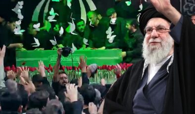 Ali Hamaney’in cenazesi Tahran’da binlerce kişinin önünde