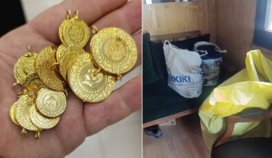 Bağışlanan kıyafetlerden çil çil altın çıktı