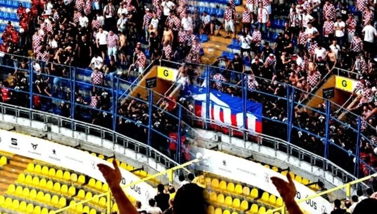 Gornik Zabrze taraftarından Türk polisine saldırı girişimi