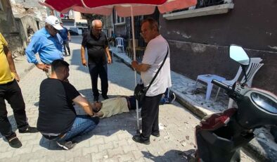 Başına geleceklerden habersiz çay içerken kanlar içinde yerde kaldı