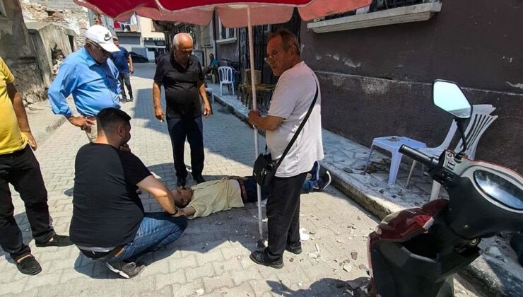 Başına geleceklerden habersiz çay içerken kanlar içinde yerde kaldı