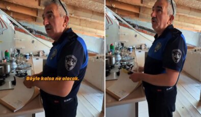 Yüz ifadesi değişti! Baskına giden zabıta ekiplerini şaşırtan sözler