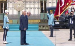 Beştepe’de Trump’a resmi tören