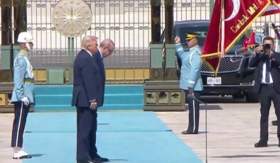 Beştepe’de Trump’a resmi tören