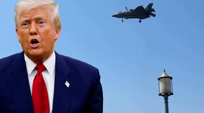 Beyaz Saray çevresinde gizemli anlar! F-35 havada bekledi