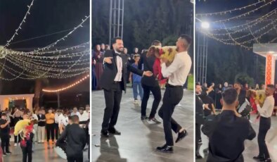 Arkadaşına verdiği düğün hediyesi şaşkınlık yarattı: Davetliler hem şaşırdı hem güldü