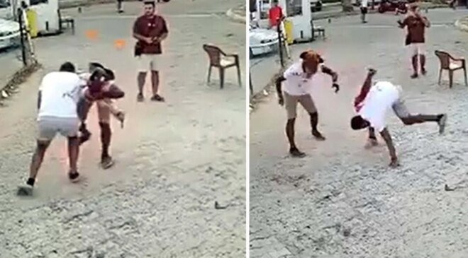 Sokakta çıkan tartışmada birbirini bıçakladılar