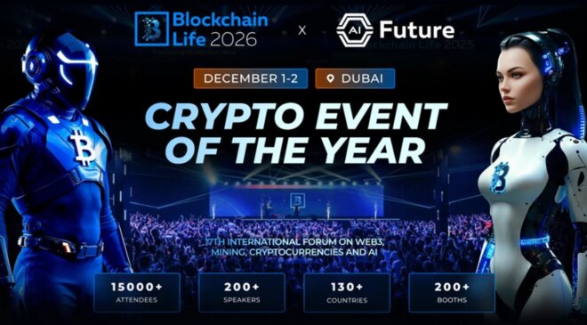 Blockchain Life 2026, AI Future ile Dubai’ye dönüyor