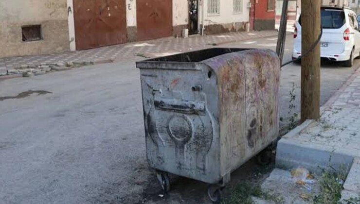 Bebek çöp konteyneri yanında bulundu, baba kaçak