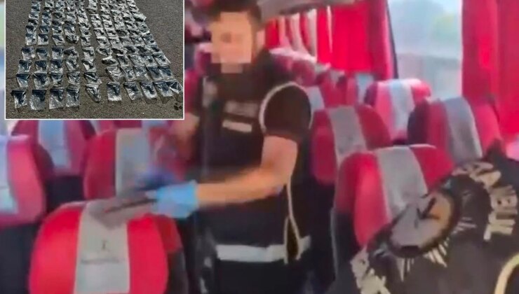 Tuzla’da durdurulan otobüsten cephanelik çıktı: 120 silah ele geçirildi