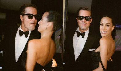 Brad Pitt’ten 29 yaş küçük sevgilisiyle aşk dolu pozlar