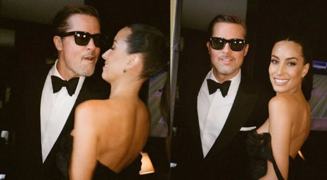 Brad Pitt’ten 29 yaş küçük sevgilisiyle aşk dolu pozlar