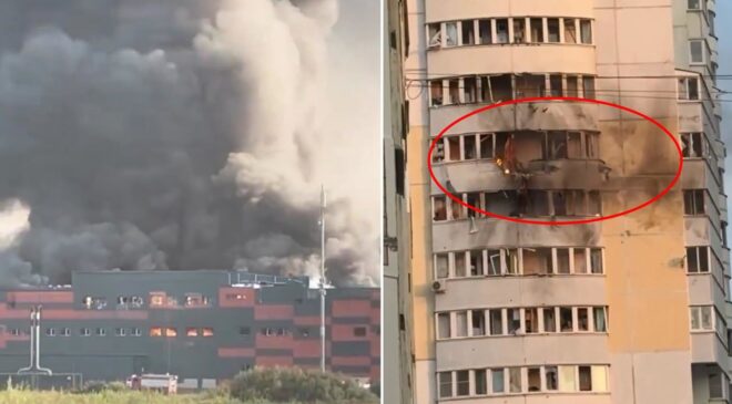 Savaşta bir ilk! Başkenti 390’dan fazla İHA ile cehenneme çevirdiler