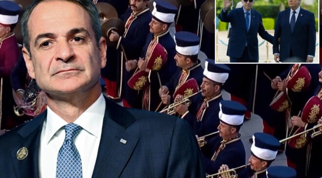 Bu görüntüler Yunanistan’ı fena tutuşturdu: Trump sultana boyun eğdi