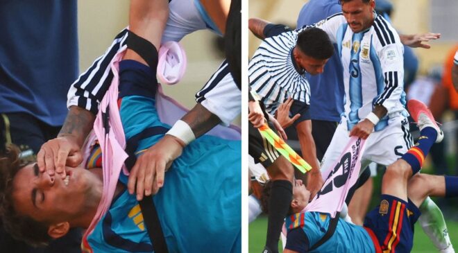 Yenilgiyi hazmedemeyip futbolculara saldıran Paredes’e dev ceza yolda