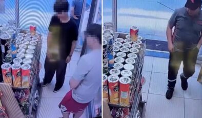 Bunlar nasıl çocuk! Akaryakıt istasyonunu yakacaklardı