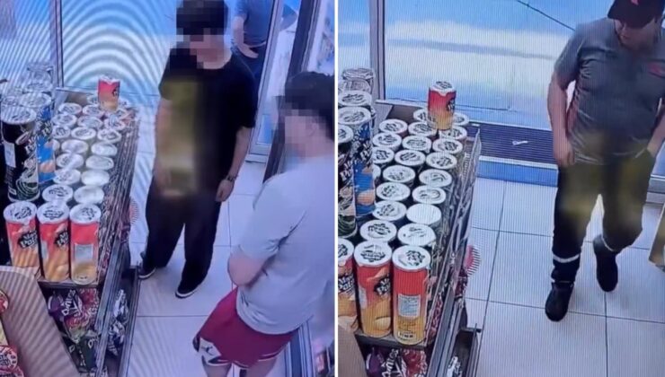Bunlar nasıl çocuk! Akaryakıt istasyonunu yakacaklardı