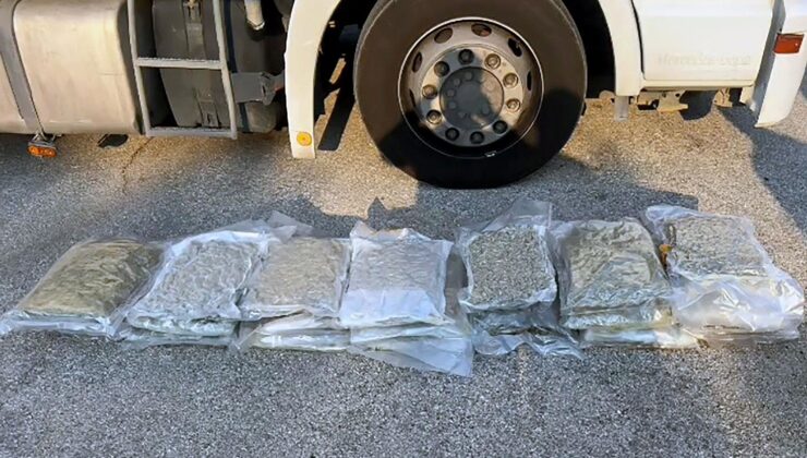 Tırda 24 kilo skunk ele geçirildi: Sürücüden “İçmek için almıştım” savunması