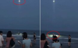 Çin’de gece yüzme yasağını çiğnedi, drona yakalandı