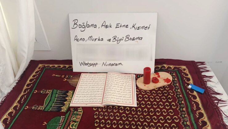 Adana’da ‘büyü bozma’ vaadiyle dolandırıcılık yapan şebeke çökertildi
