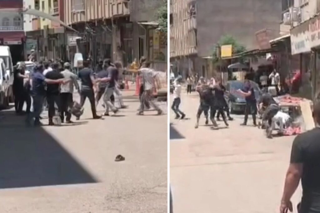 Şanlıurfa'da taşlı sopalı kavga