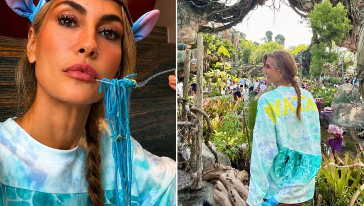 Çağla Şıkel’den eğlenceli tatil pozları: İngiltere’de ‘Avatar’ oldu