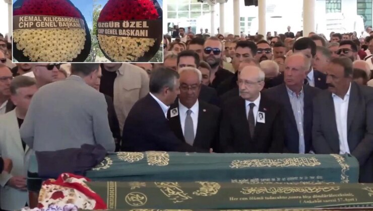 Olcay Baykal’ın cenazesinde Kılıçdaroğlu ve Özel yan yana geldi