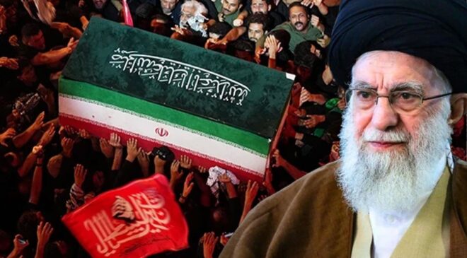 Ali Hamaney için Meşhed’de cenaze töreni düzenlendi