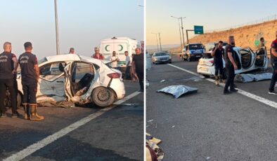 Şanlıurfa’da hafif ticari araç ile otomobil çarpıştı: 2 ölü, 9 yaralı