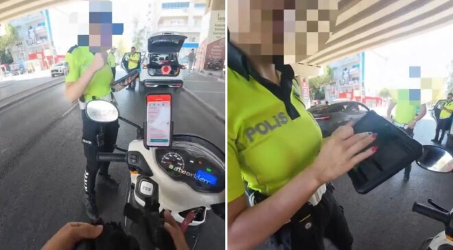 Ceza yazan kadın polisin sunduğu gerekçe tartışma yarattı