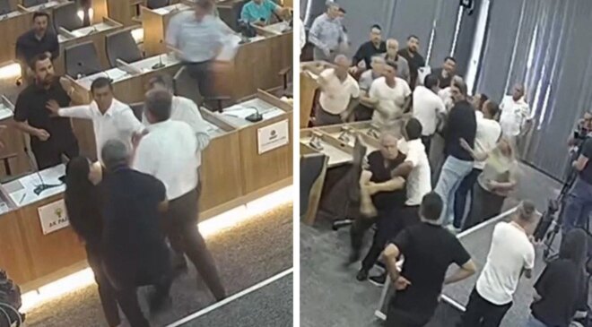 CHP’li belediye başkanı AK Partili meclis üyesinin üzerine yürüdü