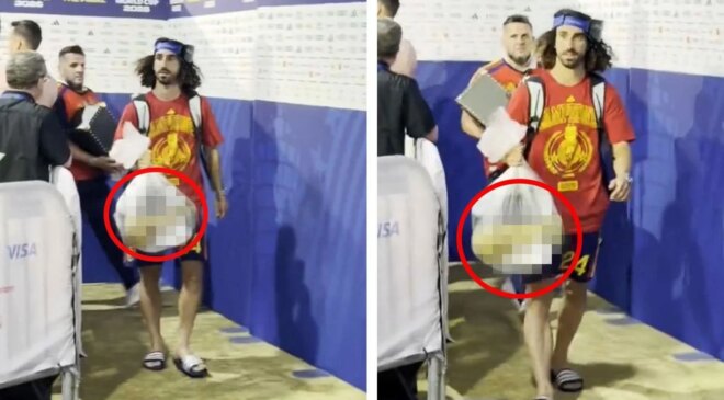 Cucurella’nın çöp poşetinin içinde taşıdığı şeyi görenler hayrete düştü