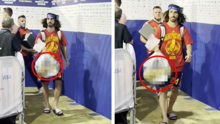 Cucurella’nın çöp poşetinin içinde taşıdığı şeyi görenler hayrete düştü