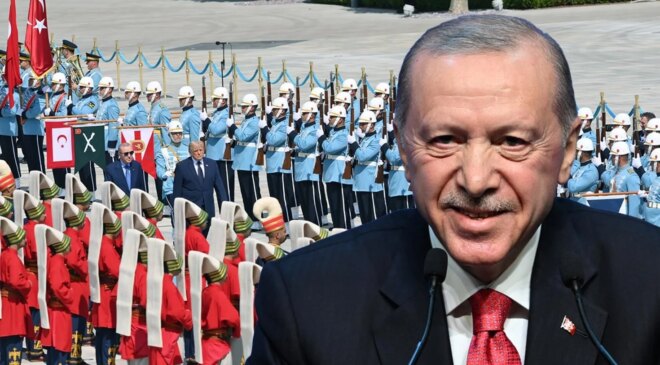Cumhurbaşkanı Erdoğan anlattı! Liderler karşılamada yeniçerileri görünce…