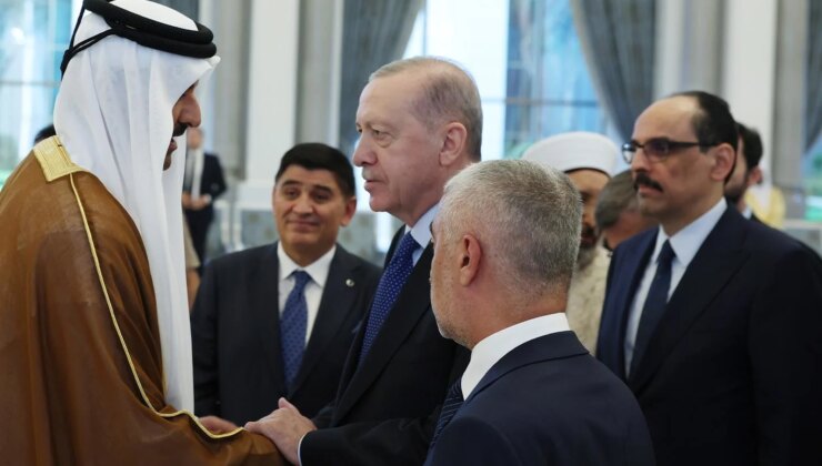 Cumhurbaşkanı Erdoğan’dan Katar Emiri Al Sani’ye taziye ziyareti