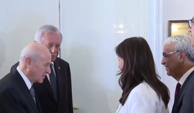 DEM Parti’den MHP lideri Devlet Bahçeli’ye ziyaret