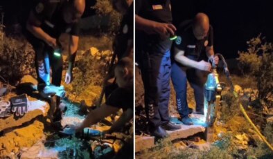 Demir borunun içinde ölümü bekledi: Nefes kesen operasyonla kurtarıldı