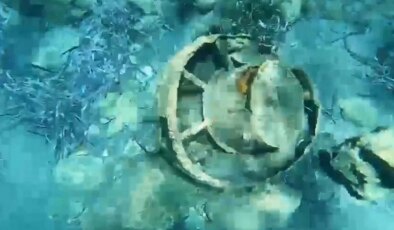 Muğla’da denizin dibindeki mayın imha edildi