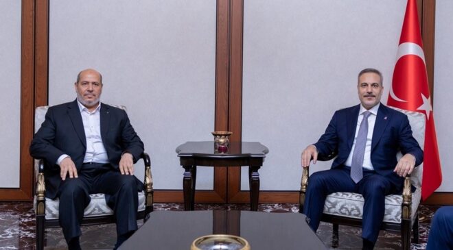 Ankara’da kritik Filistin zirvesi: Hakan Fidan Hamas heyetini kabul etti