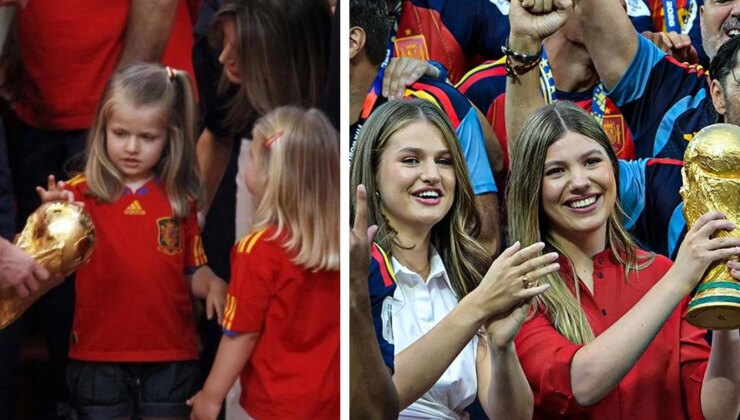 İspanya’nın şampiyonluğuna damga vuran anlar! Prenseslerden 16 yıl sonra aynı poz