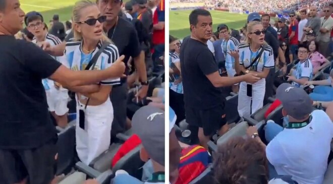 Dünya Kupası finalinde Acun Ilıcalı’nın eşine tribünlerden ‘Otur’ tepkisi