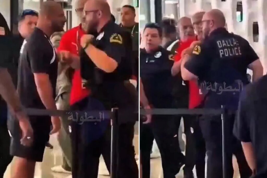 Mısır Milli Takımı ile ABD Polisi Arasında Arbede