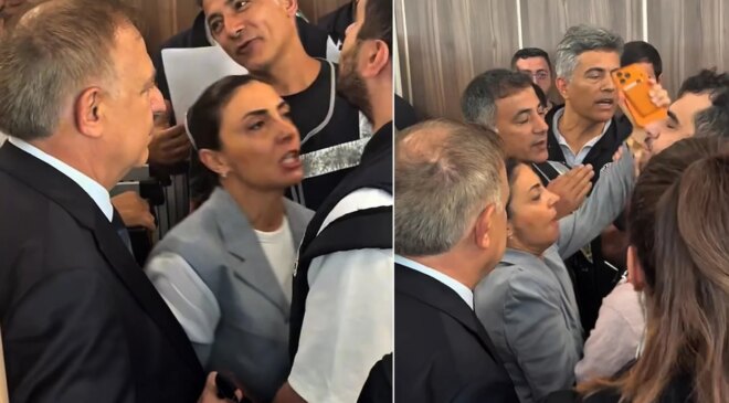 Bozbey’in davası öncesi tansiyon yükseldi! Milletvekili ile polis arasında arbede