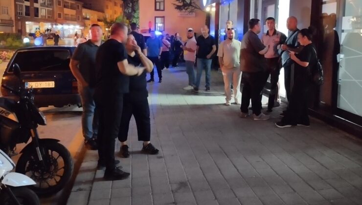 Bolu’da lamba patladı, bina sakinleri kendilerini dışarı attı