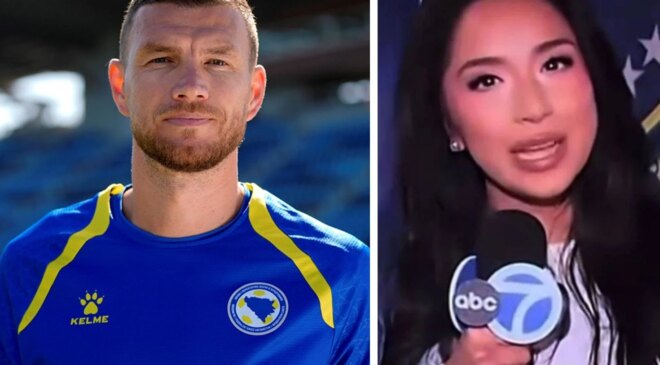 Edin Dzeko’dan Amerikalı kadın muhabirin küstah sözlerine hak ettiği gibi cevap